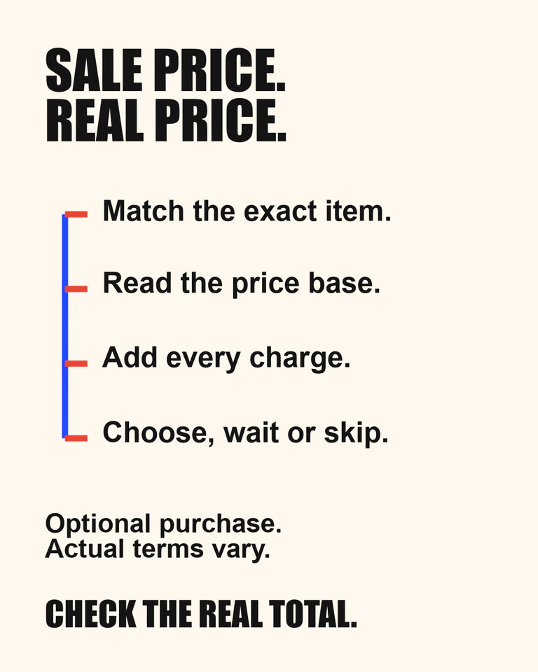 Provider illustration accompanying The 50% Off Trap: What a Black Friday Discount Actually Saves